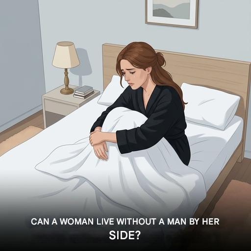 Can a woman live without a man by her side?