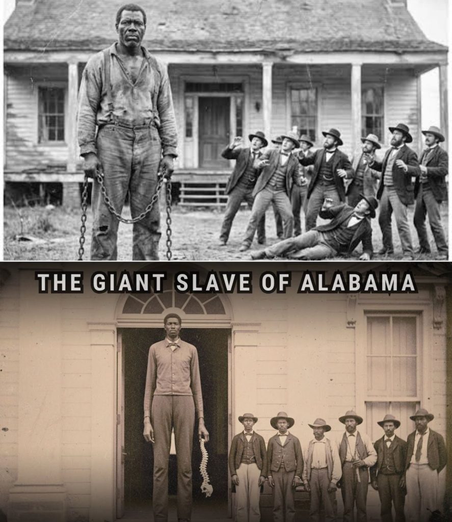 Samson’s Curse: The 7’2 Slave Giant Who Broke 9 Overseers’ Spines Before Turning 25 (Alabama, 1843)