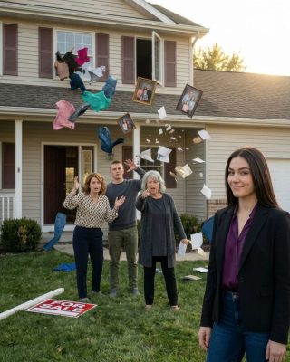 My mother gave me 24 hours to leave so my sister could move out, threatening to evict me. The next day, they threw my things onto the lawn. I left laughing: I’d prepared for a month, and they were about to be stunned.